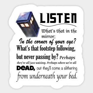 Listen Sticker